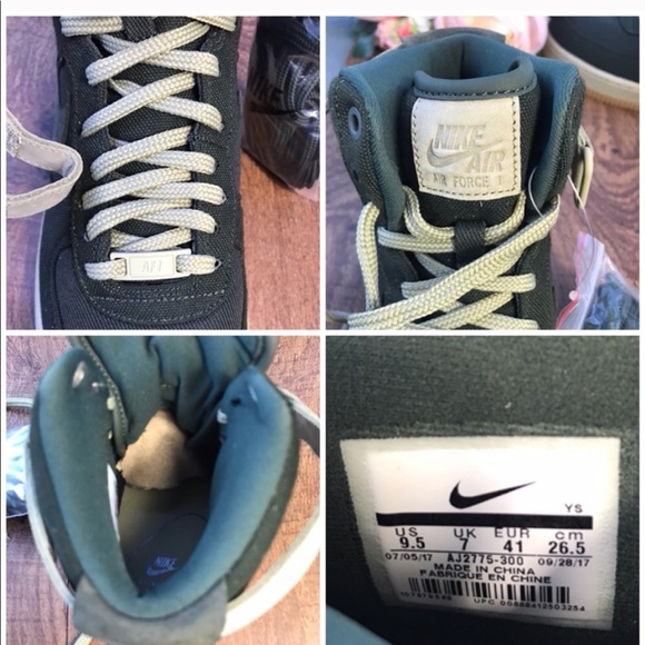 NWT Nike Air Force 1 HIGht UT Sequoia Green WMNS - Picture 7 of 7